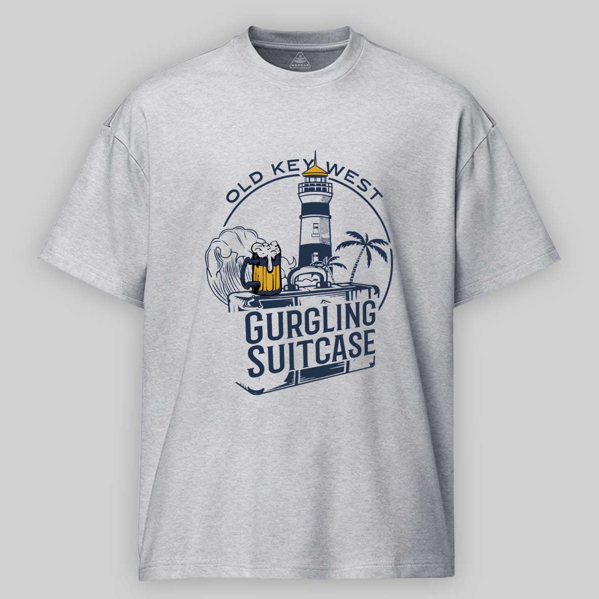 Maturelion Gurgling Suitcase Old Key West Orlando Resort Cotton T-shirt
