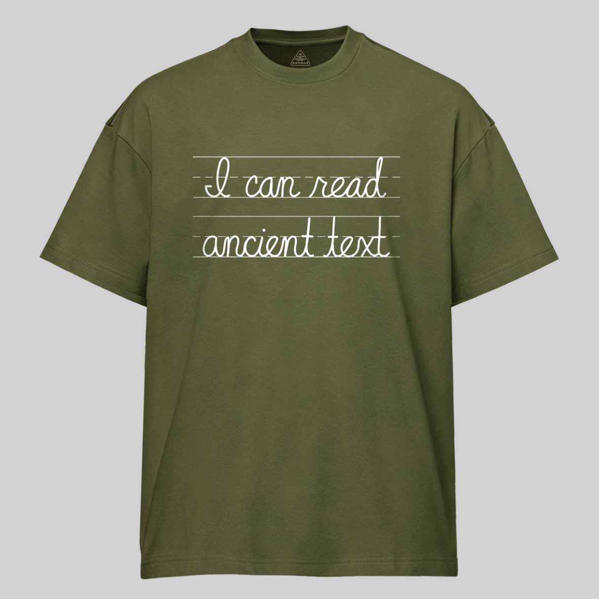 Maturelion Ancient Text Cotton T-shirt
