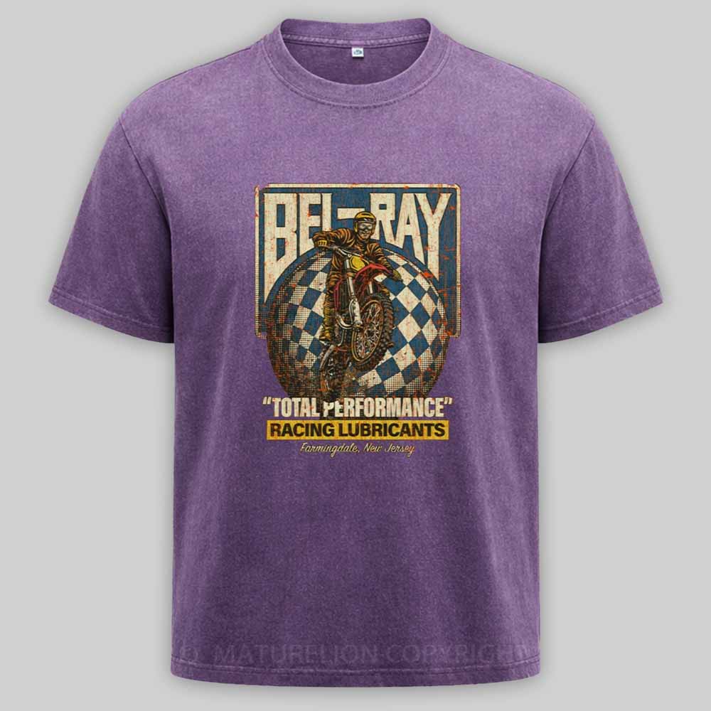 Maturelion Bel-Ray Racing Lubricants 1982 Washed T-shirt