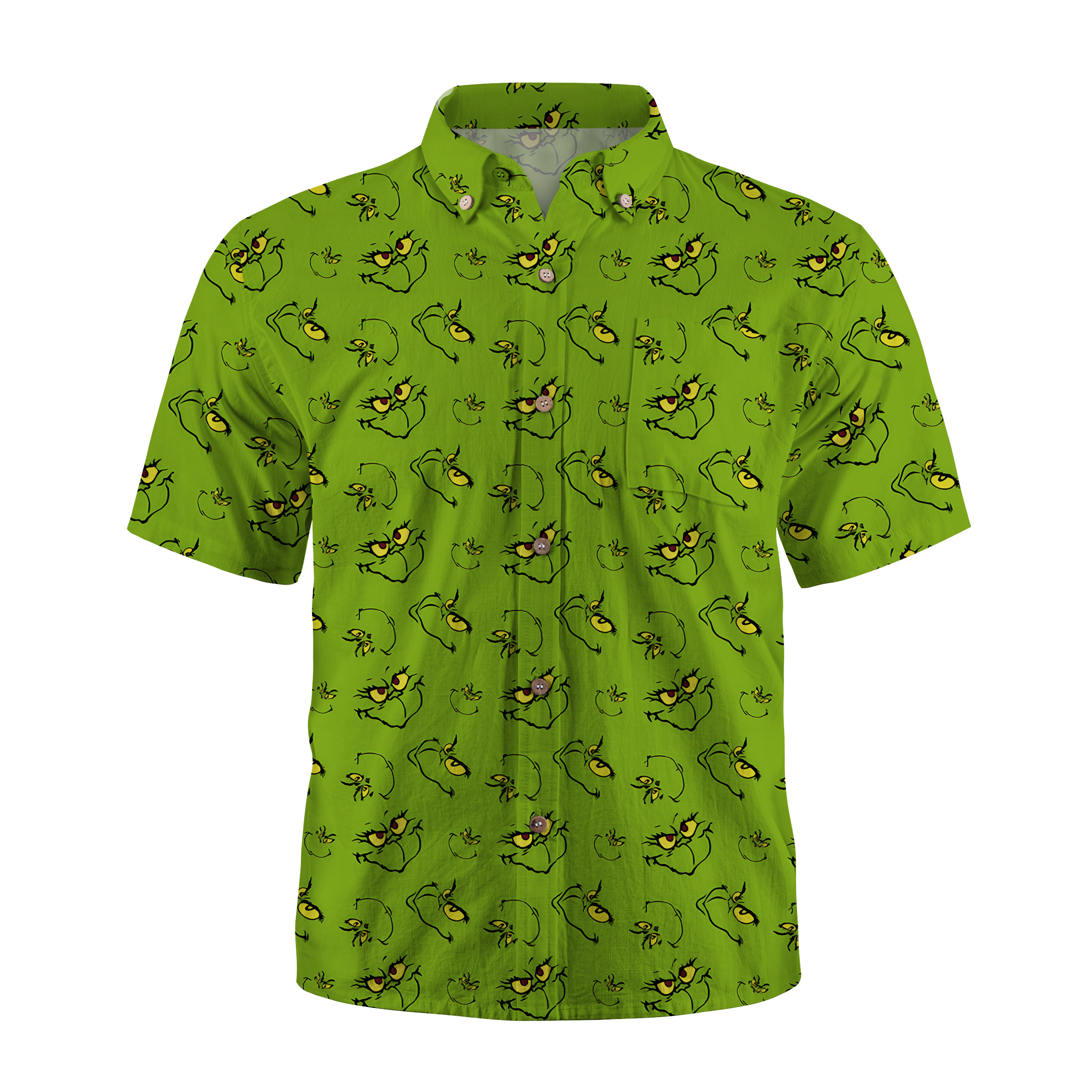 Maturelion Grinch Christmas Funny Hawaiian Shirt