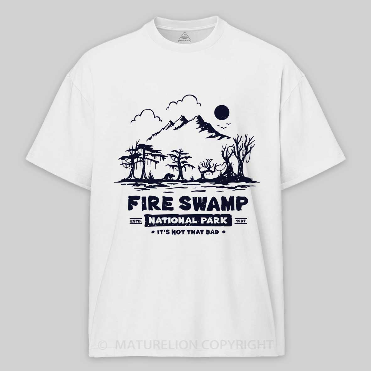 Maturelion Fire Swamp National Park Cotton T-shirt