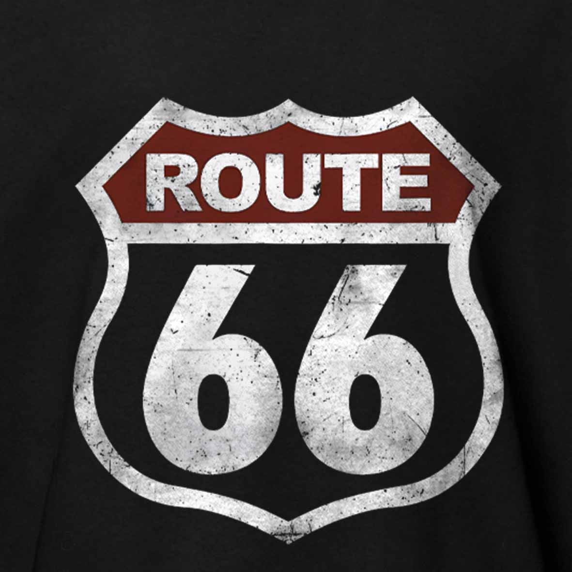 Maturelion Historic Route 66 Vintage Cotton T-shirt