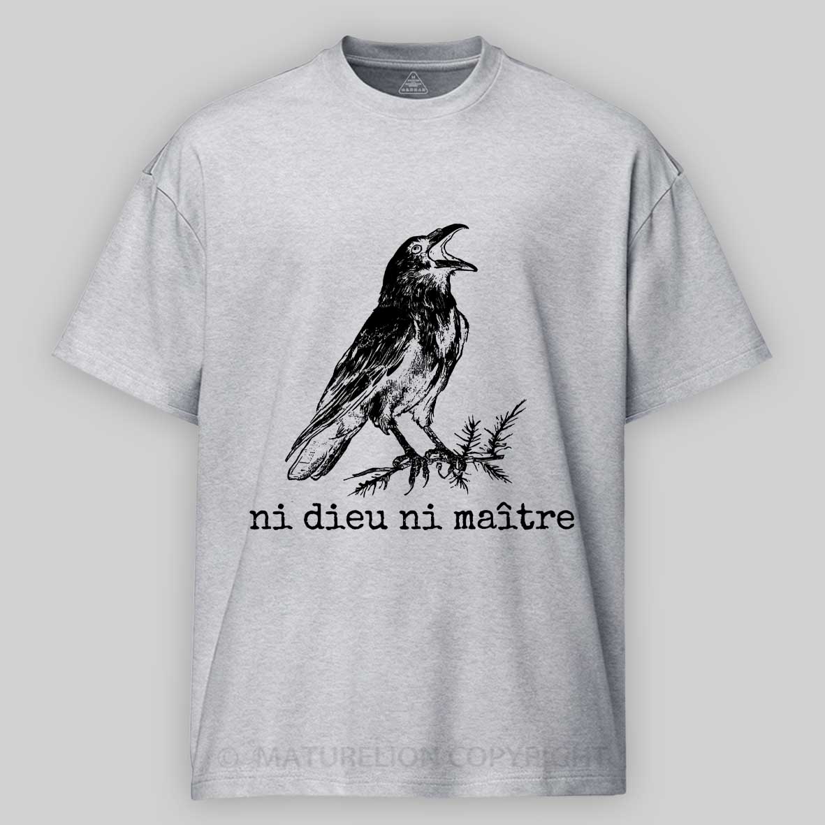 Maturelion Ni Dieu Ni Anti-Authoritarian Cotton T-shirt