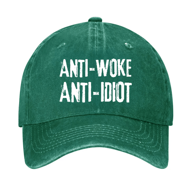 Anti-Woke Anti-Idiot Funny Sarcastic Cap-Maturelion