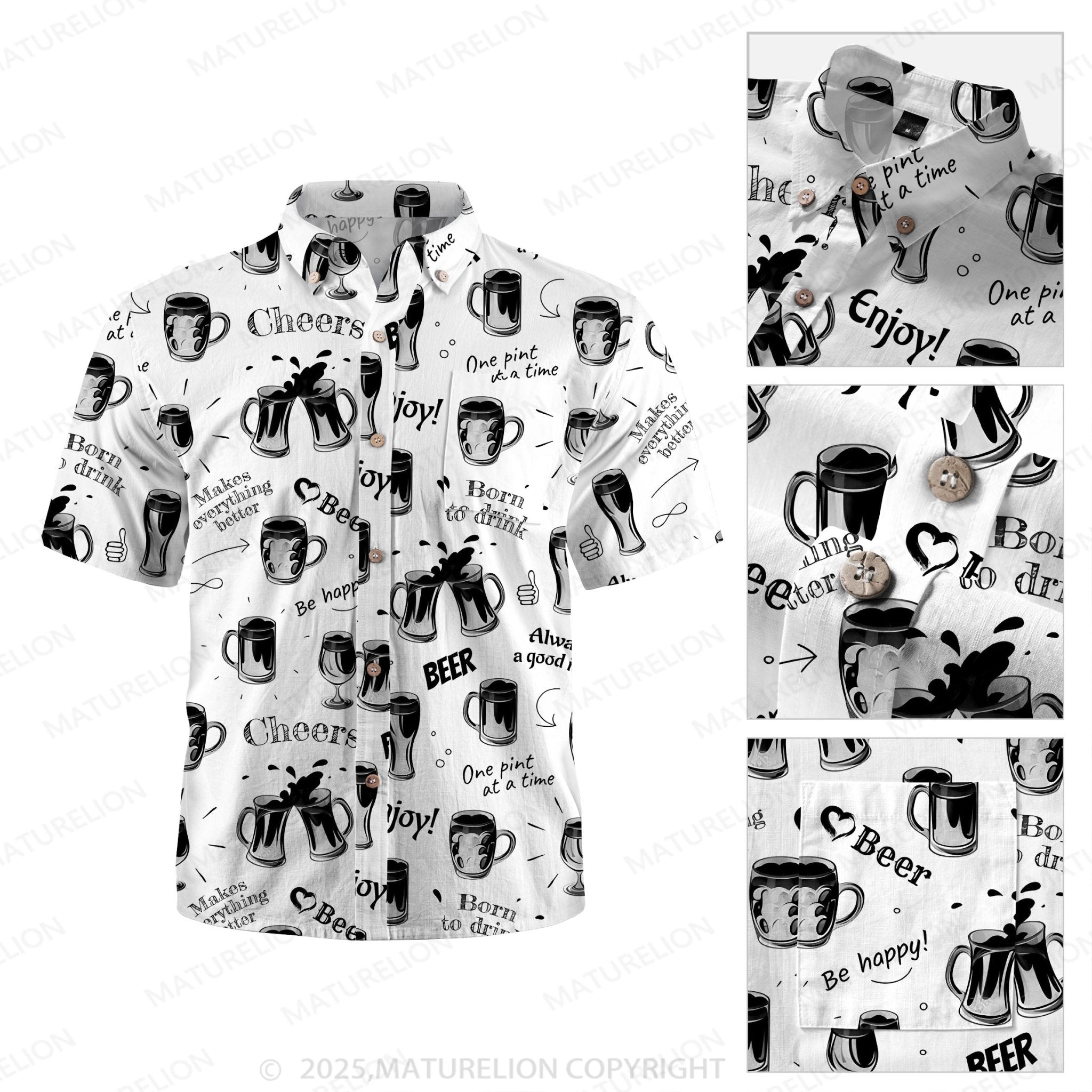 Maturelion Cool Tropics Button Up Shirt