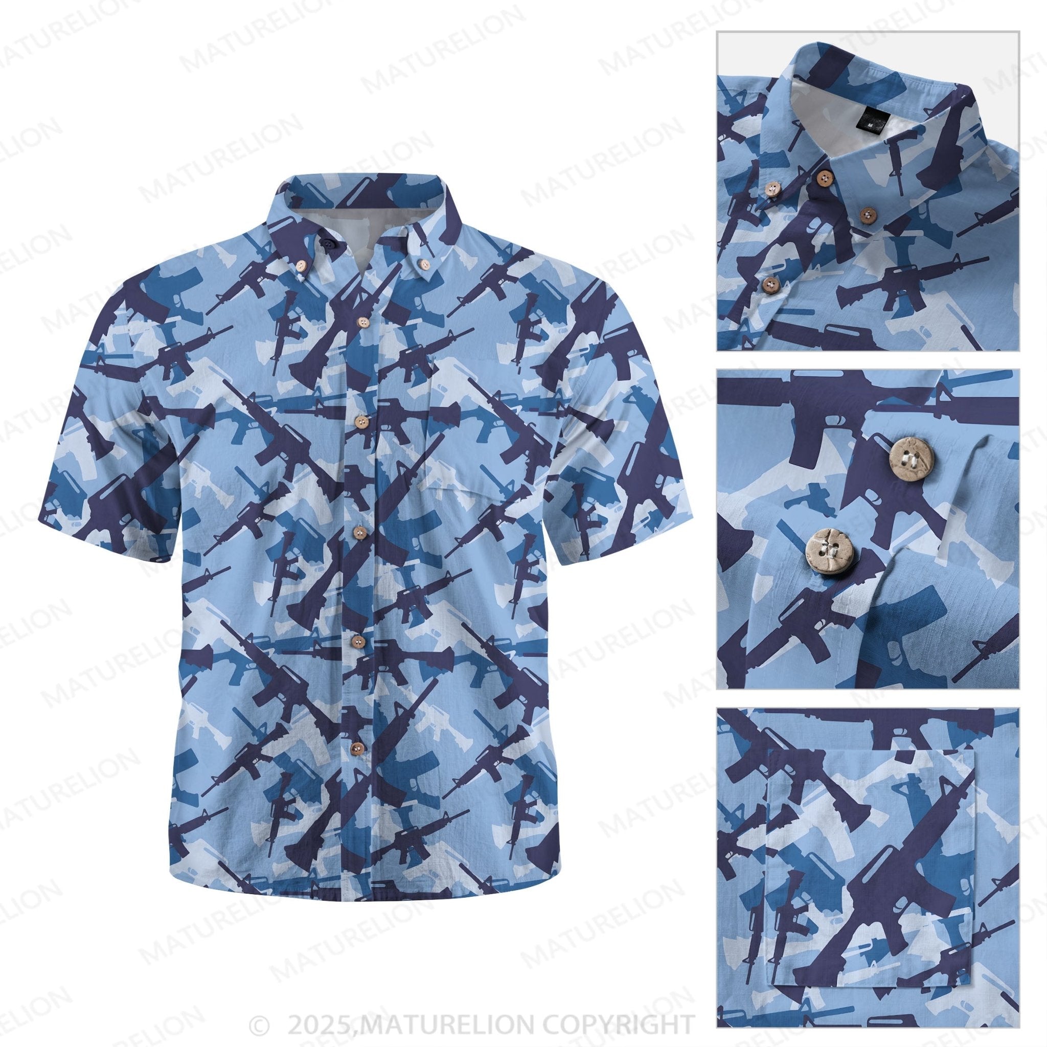 Maturelion Island Dream Button Up Shirt
