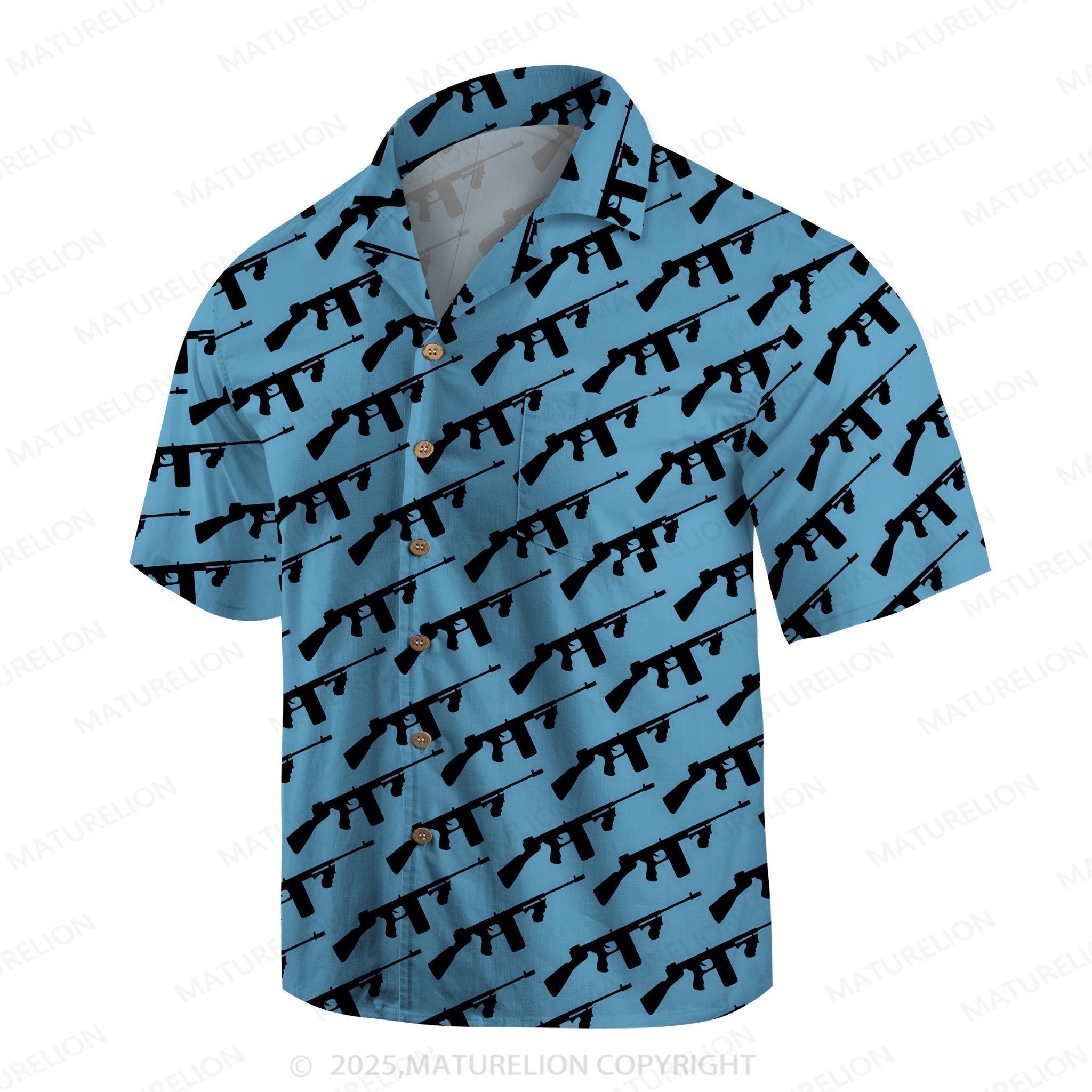 Maturelion Aloha Spirit Button Up Shirt