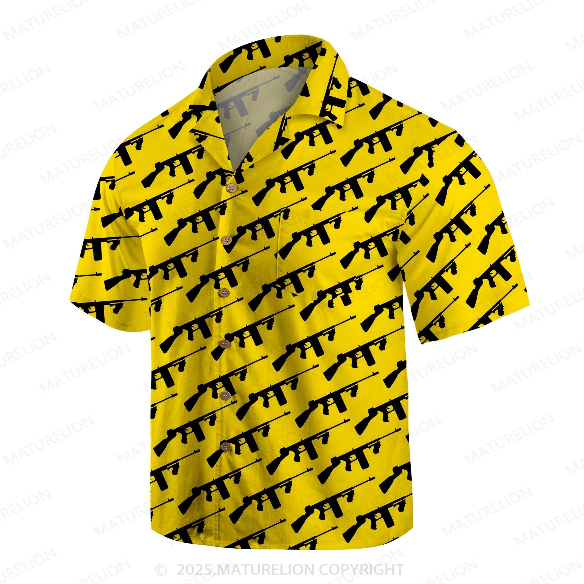 Maturelion Aloha Spirit Button Up Shirt