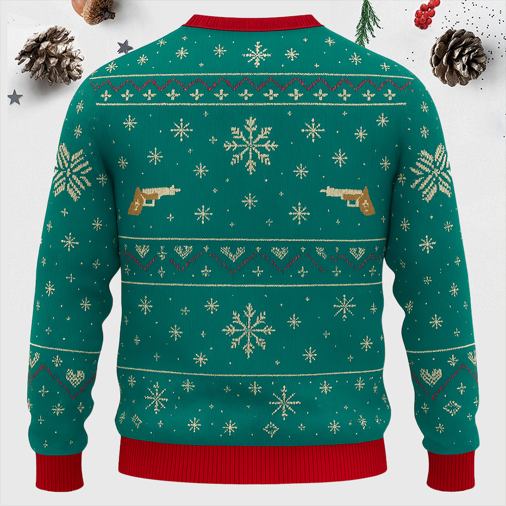 Maturelion Ginger Roid Rage Funny Christmas Ugly Sweater