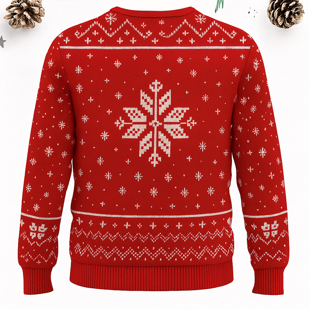 Maturelion Santa Elf Funny Christmas Ugly Sweater