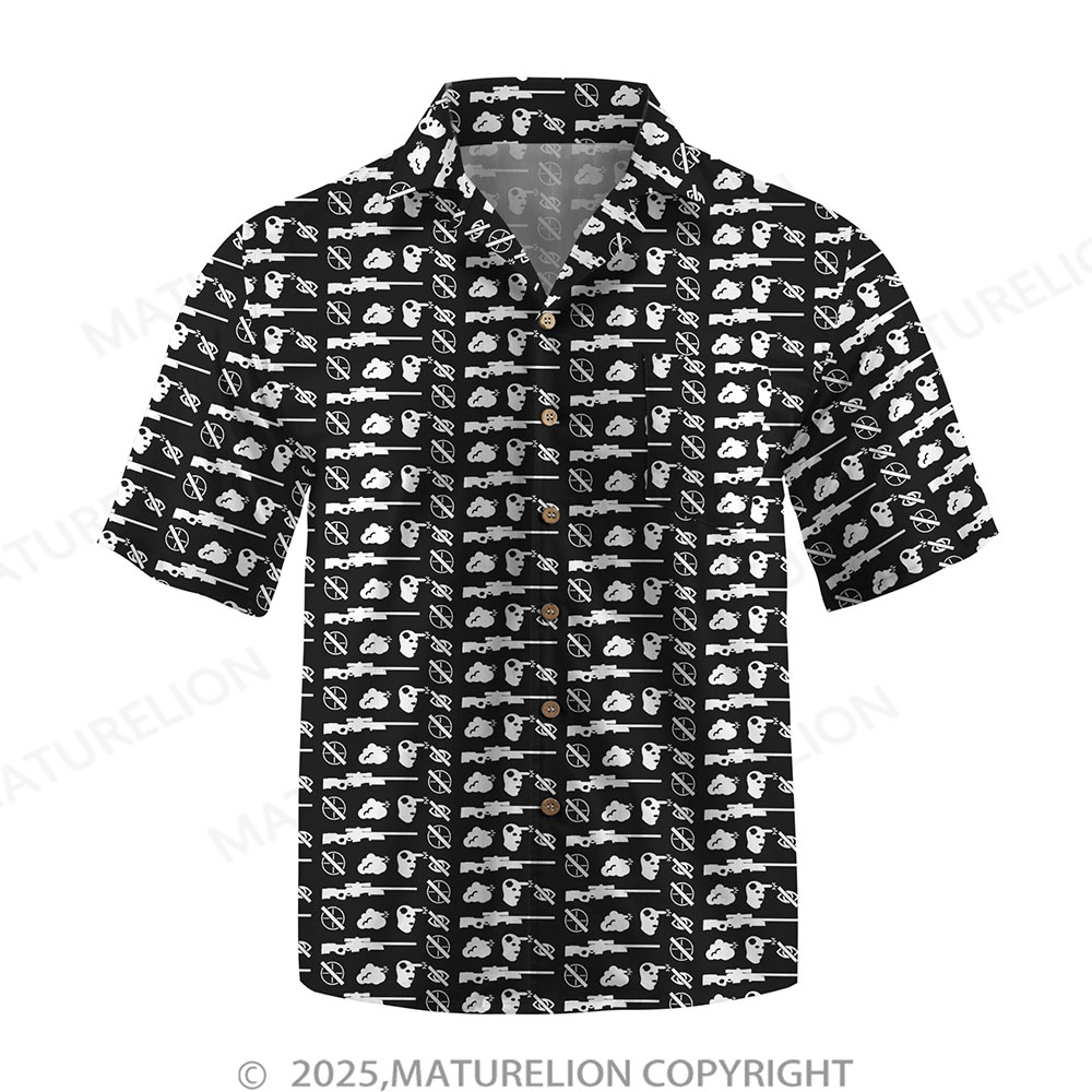 Maturelion Men's Hawaiian Shirt Tiki Bar Hawaiian Shirt