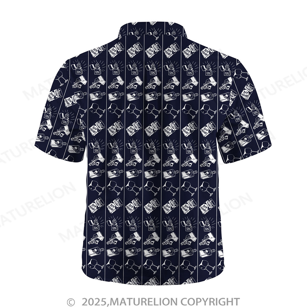 Maturelion Floral Rush Button Up Shirt