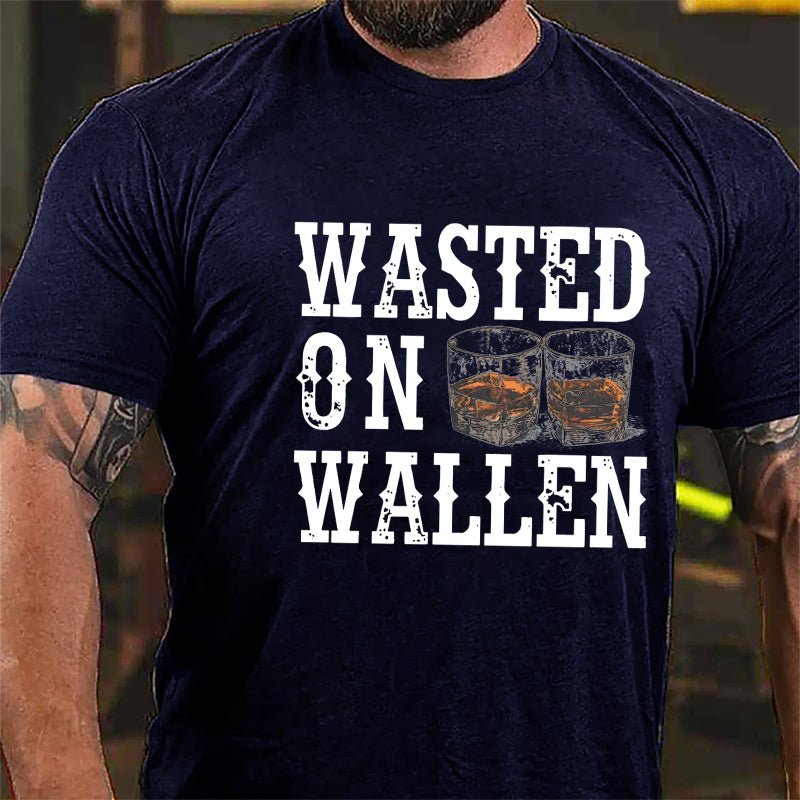 Wasted On Wallen Cotton T-shirt-Maturelion