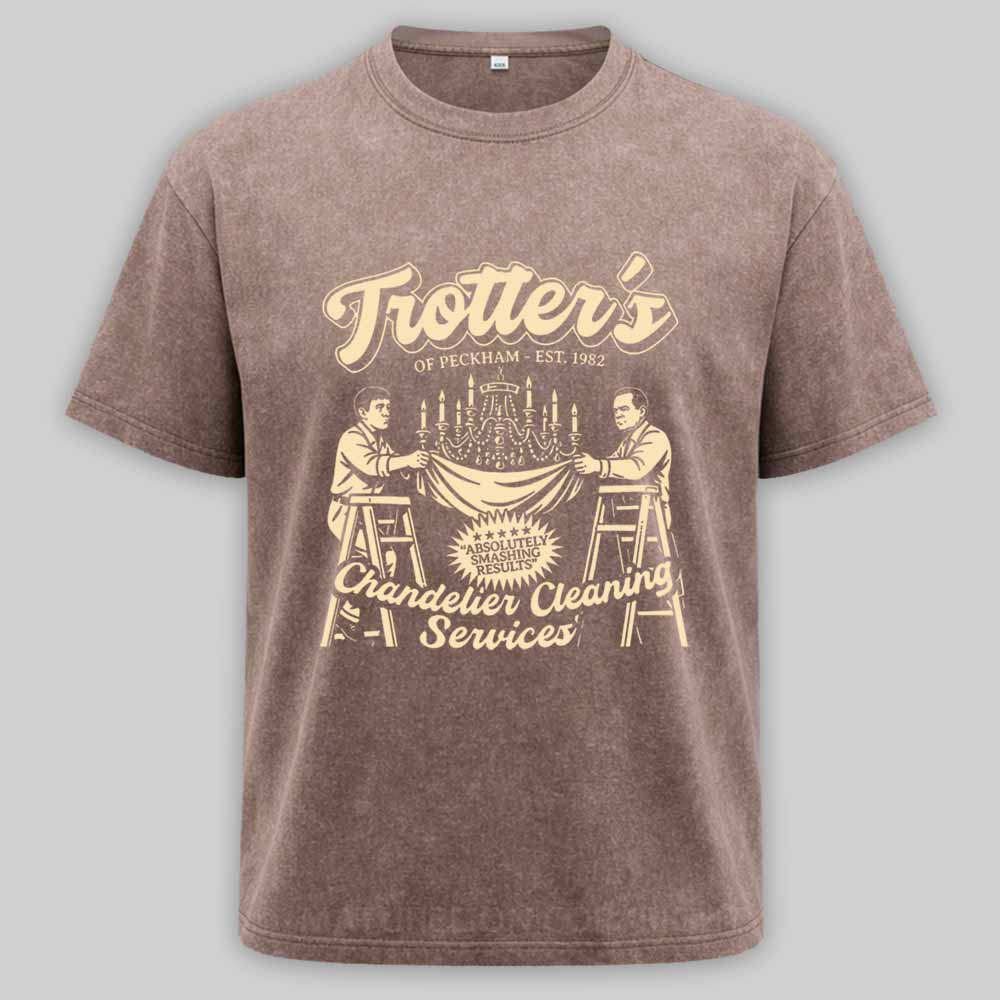 Maturelion Trotter's Chandelier Cleaning Services Washed T-shirt