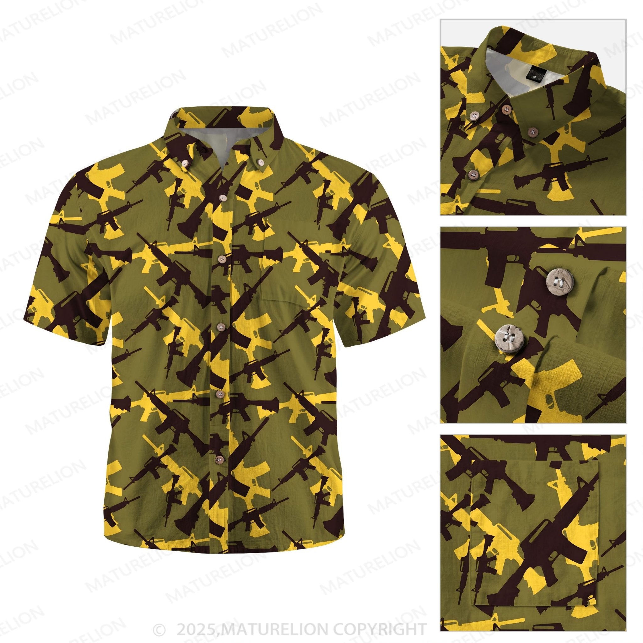 Maturelion Island Dream Button Up Shirt