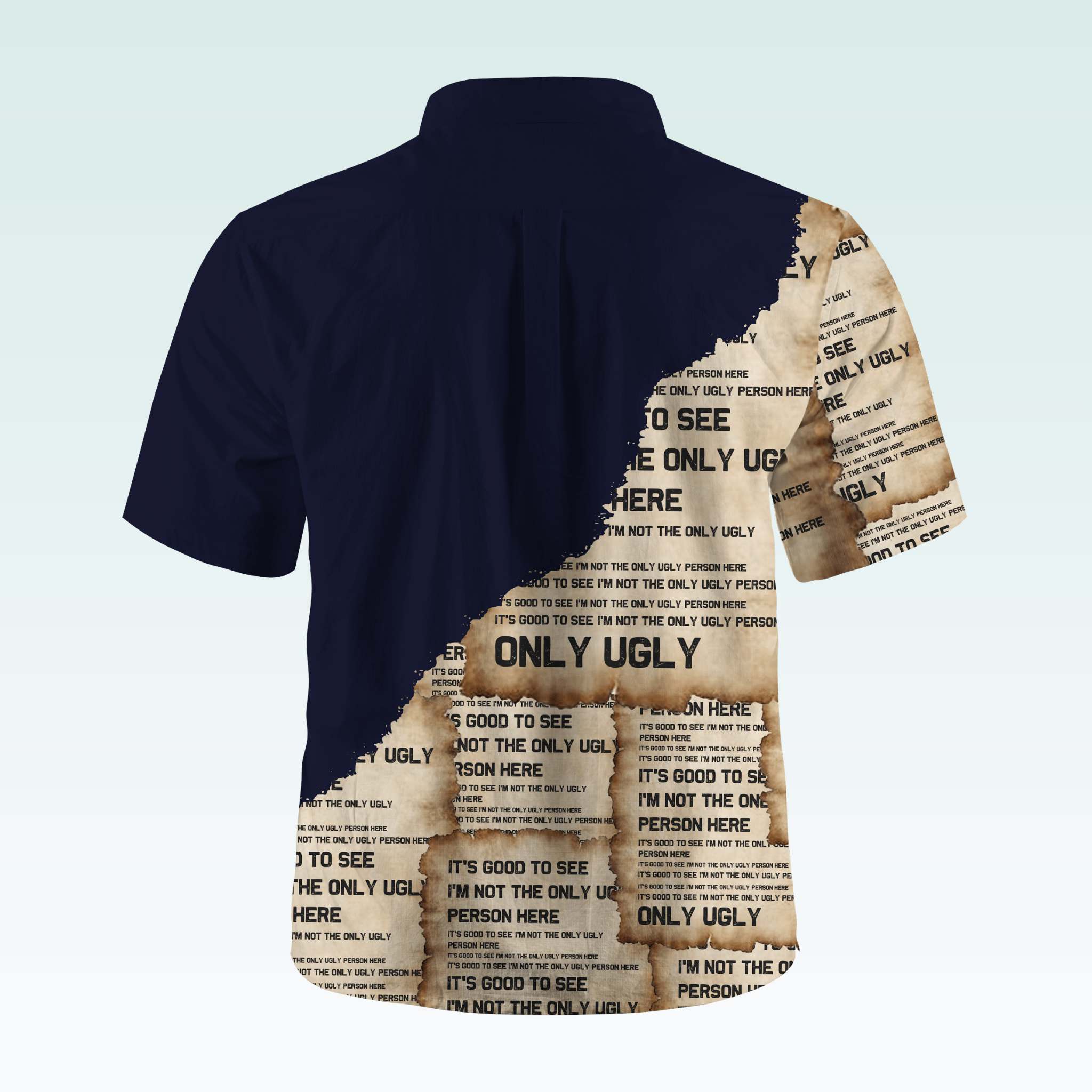 Maturelion Men's Button Pocket ShirtIt's Good To See I'm Not The Only Ugly Person Here Hawaiian Shirt