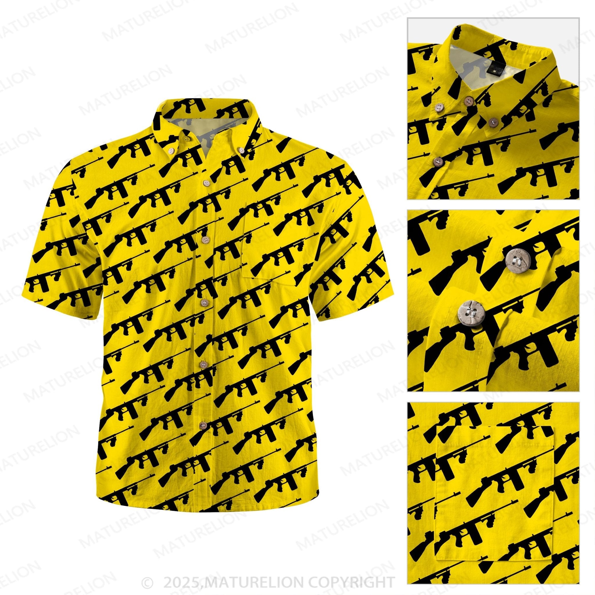 Maturelion Aloha Spirit Button Up Shirt