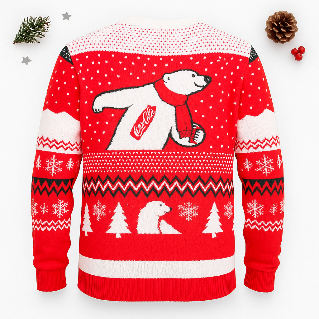 Maturelion Squatching Through The Snow Ugly Christmas Sweater