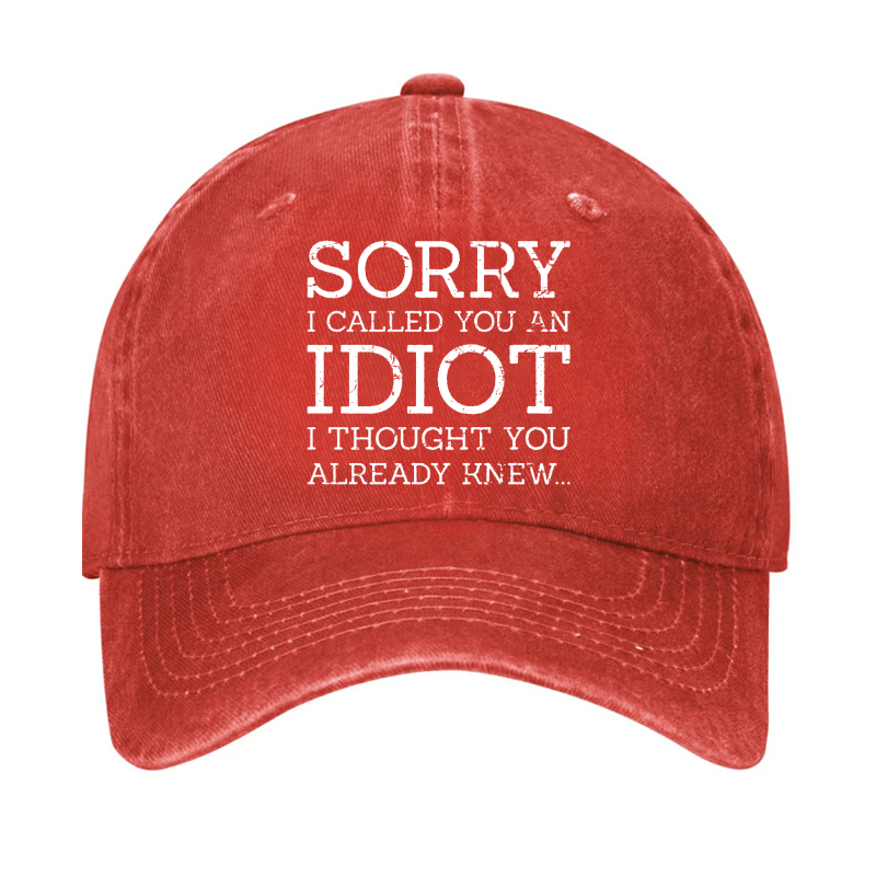 Sorry I Called You An Idiot I Thought You Already Knew Cap-Maturelion
