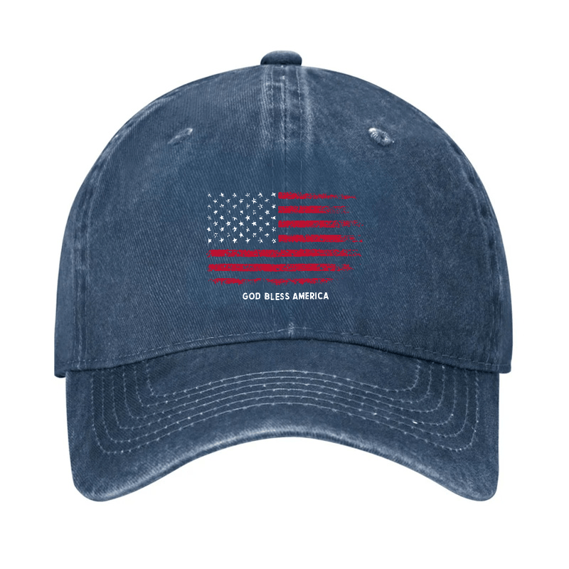 USA Flag God Bless America Cap-Maturelion