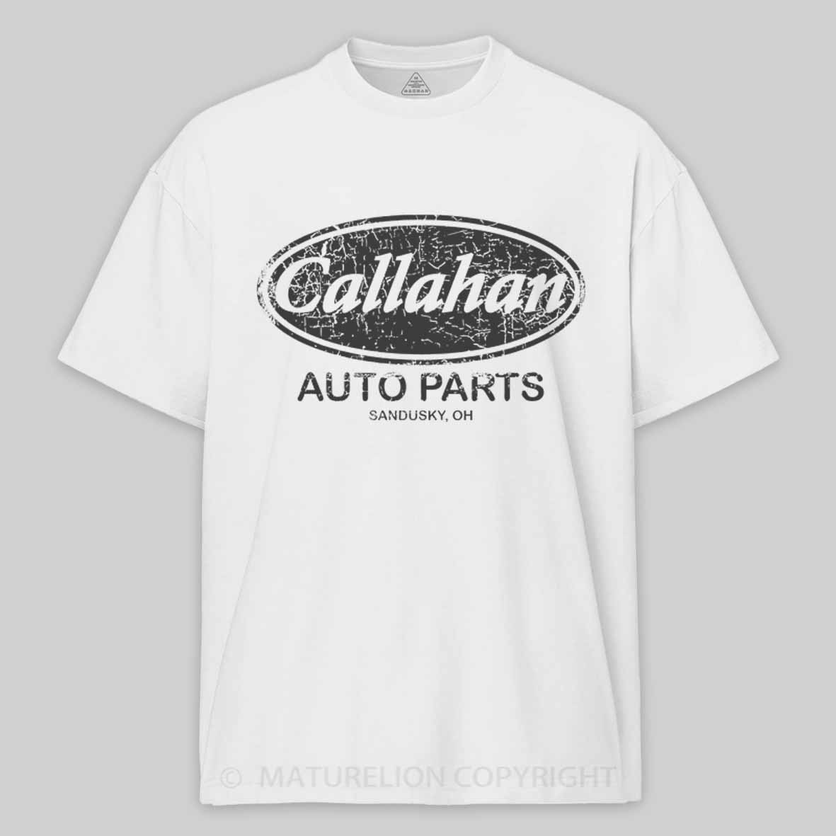 Maturelion CALLAHAN AUTO PARTS Cotton T-shirt