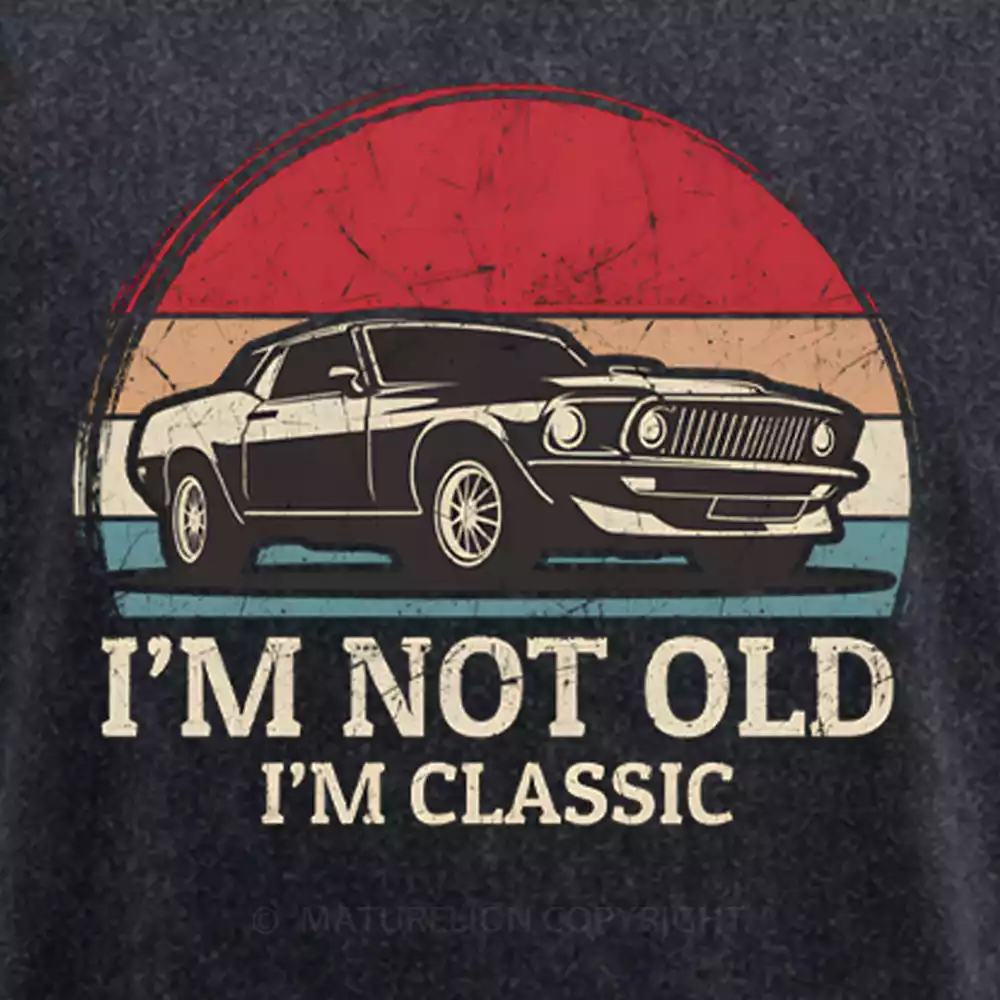 Maturelion I‘m not Old I’m Classic - Retro Classic Car Washed T-shirt