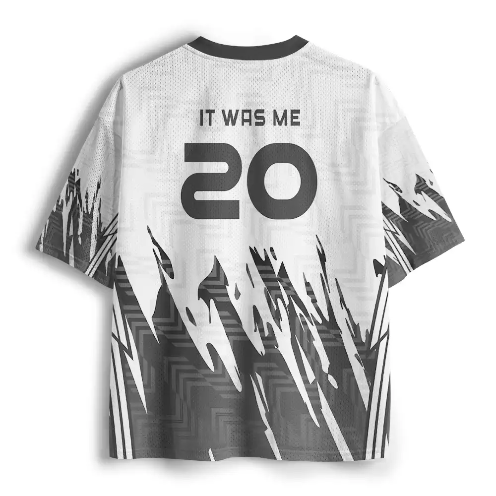 Maturelion Sarcastic Funny It Was Me I Let The Dogs Out  Mesh Jersey