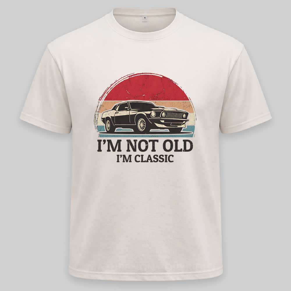 Maturelion I‘m not Old I’m Classic - Retro Classic Car Washed T-shirt