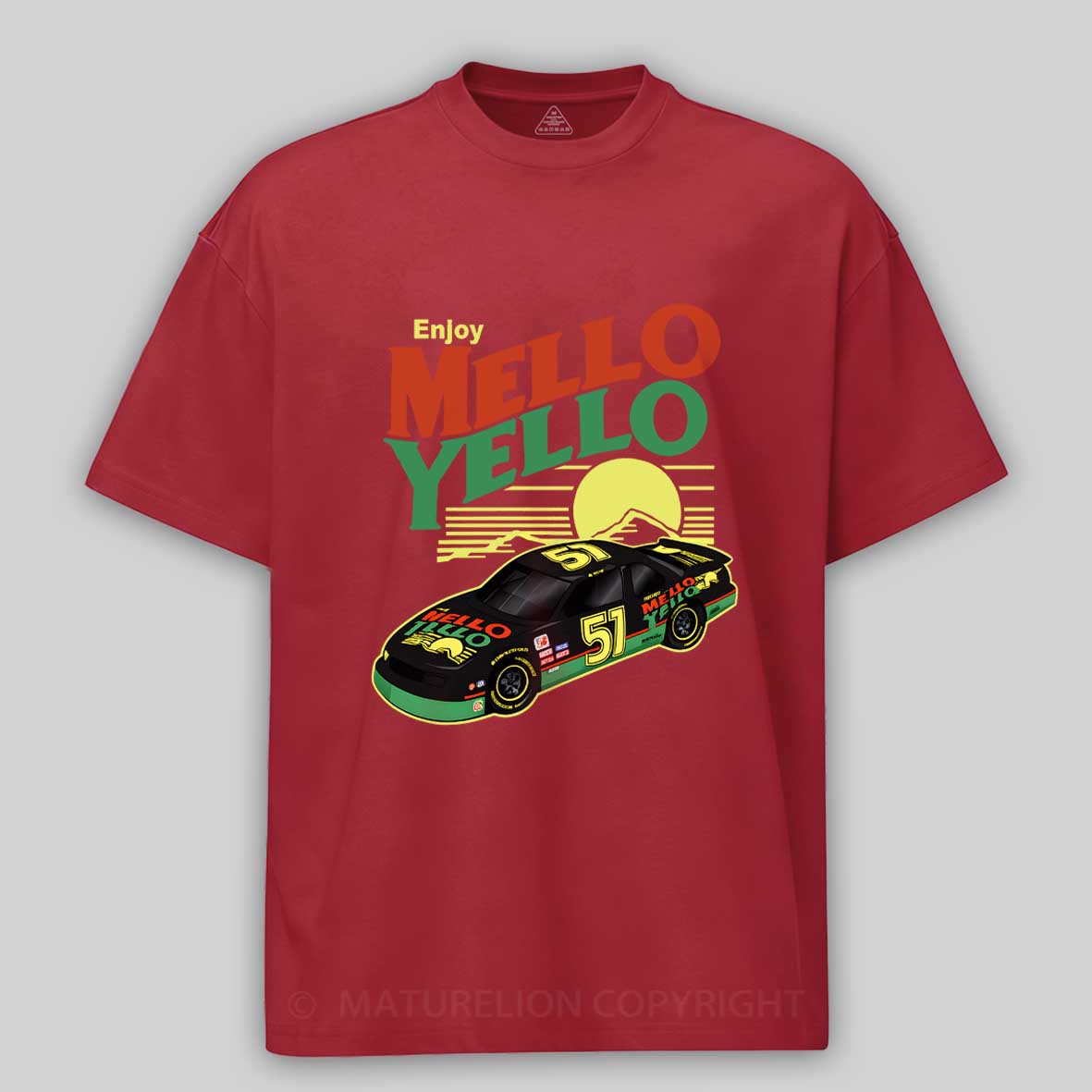 Maturelion Cole Trickle Mello Yello Car Cotton T-shirt