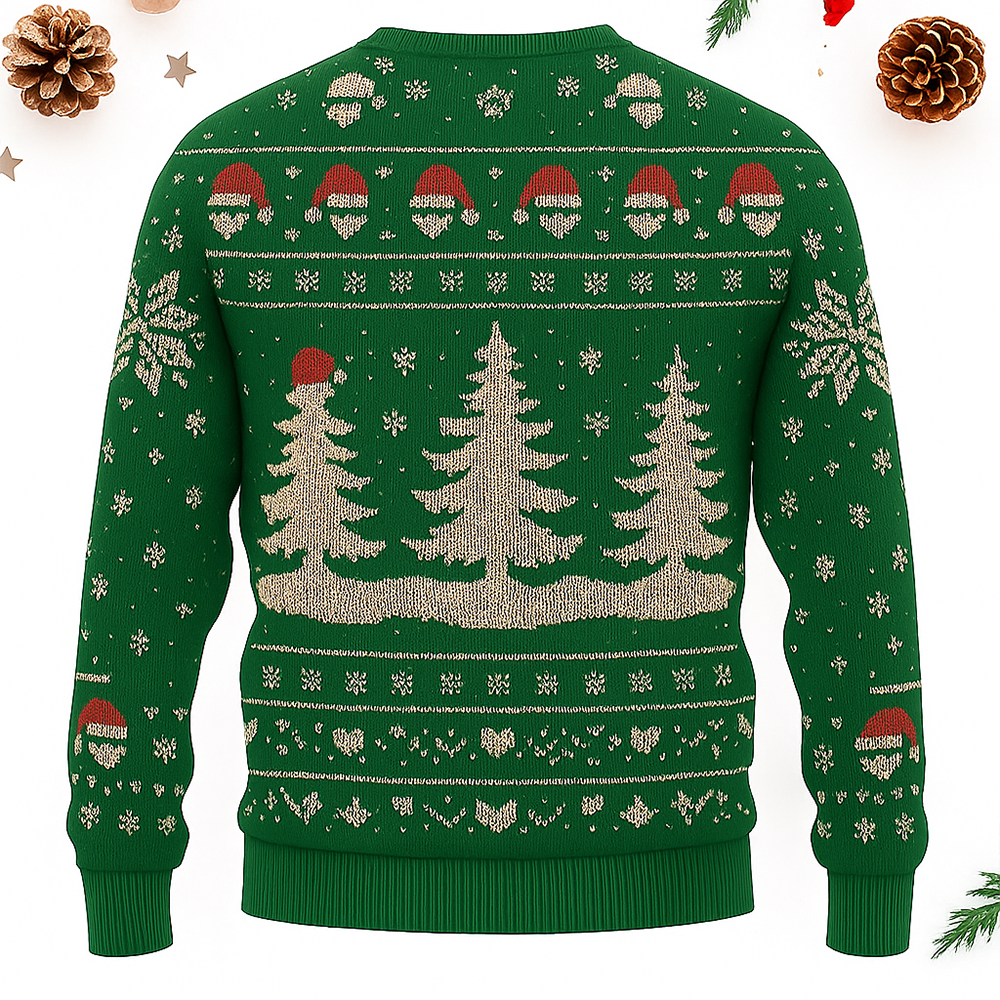 Maturelion Funny Trump Dancing Christmas Ugly Sweater