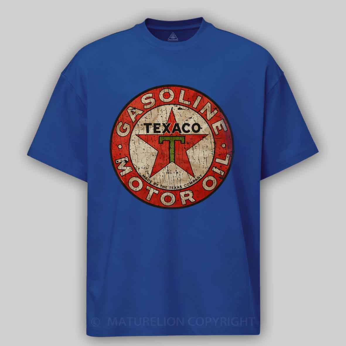 Maturelion Texaco - Vintage Gasoline Motor Oil Cotton T-shirt