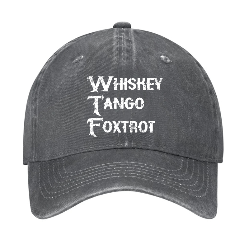WTF - Whiskey Tango Foxtrot Cap (Free Customization)-Maturelion