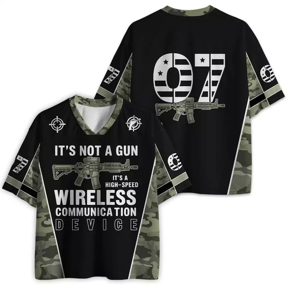 Maturelion Its Not A Gun Meme - Sarcastic Gun Gift Mesh Jersey