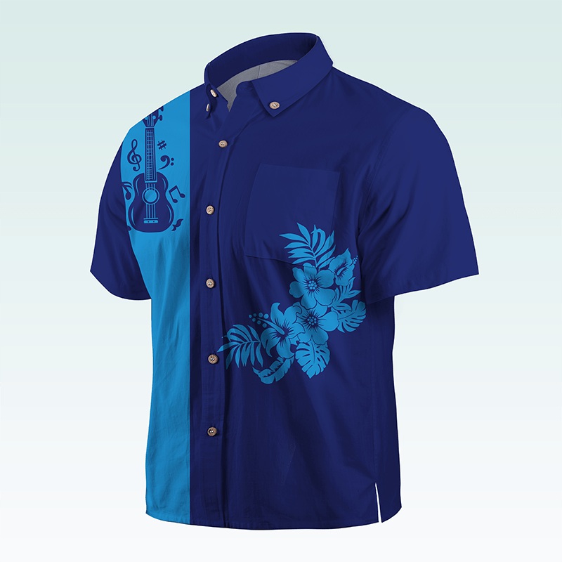 Maturelion Men's Button Pocket ShirtMen's Shirt Summer Shirt Casual Shirt