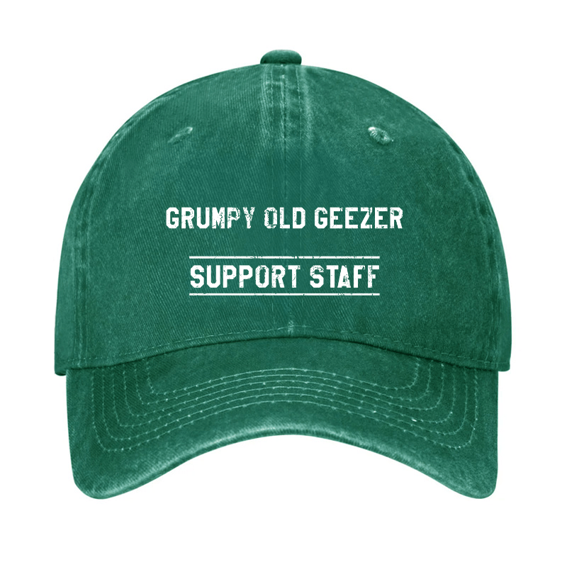 Grumpy Old Geezer Support Staff Cap-Maturelion