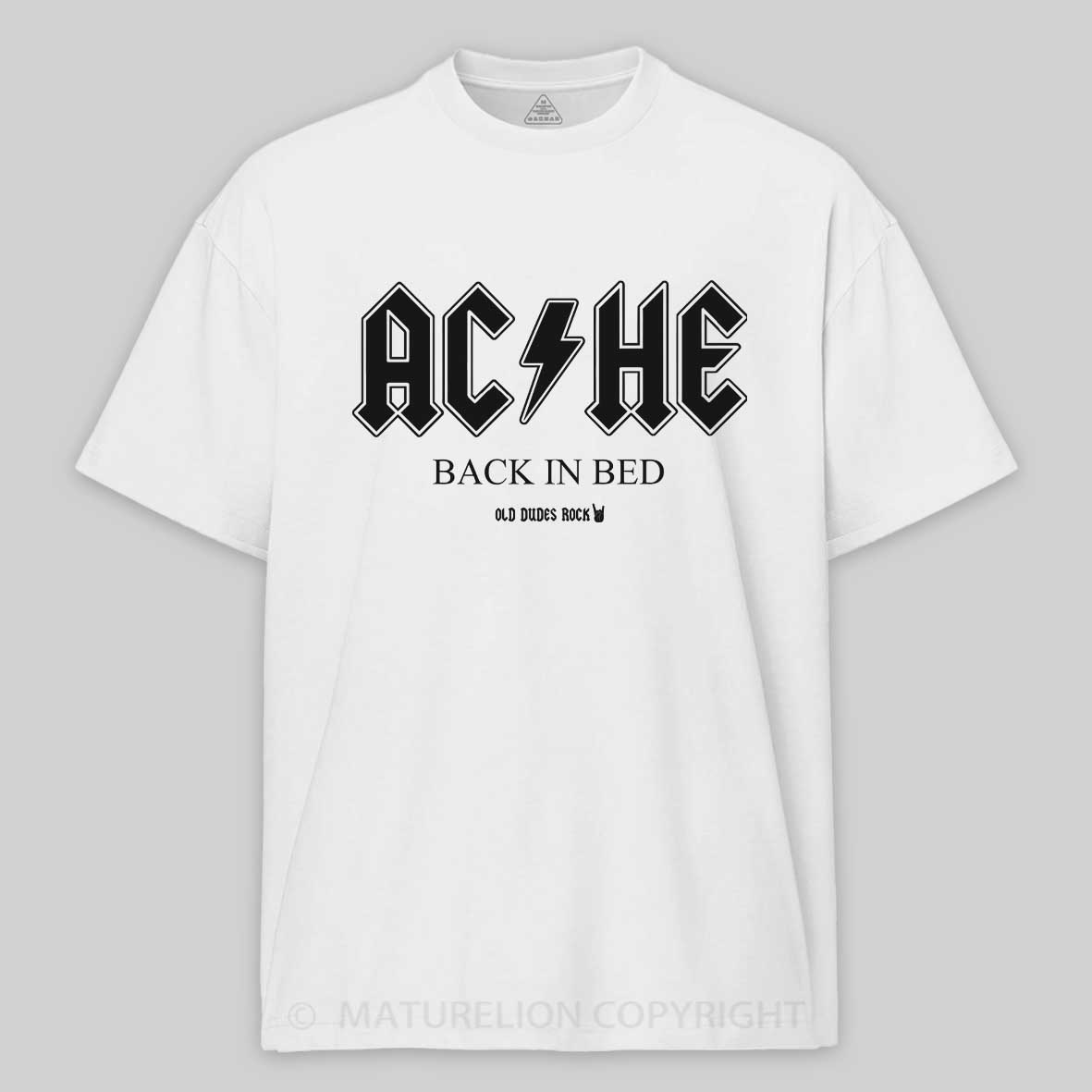 Maturelion ACHE - Back In Bed Cotton T-shirt