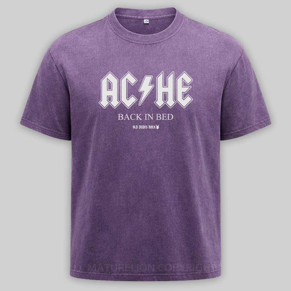Maturelion ACHE - Back In Bed Washed T-shirt