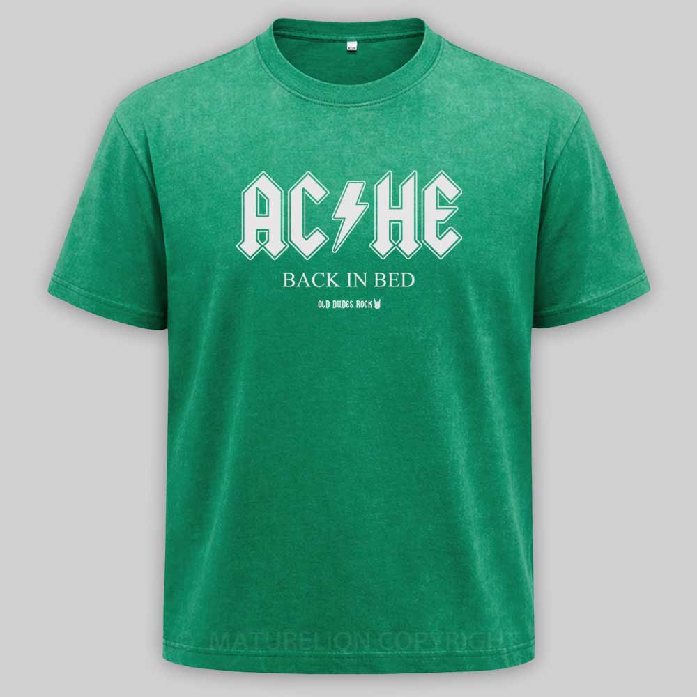 Maturelion ACHE - Back In Bed Washed T-shirt