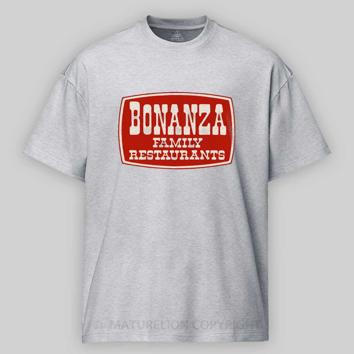 Maturelion Bonanza Family Restaurants Funny Movie T-shirt