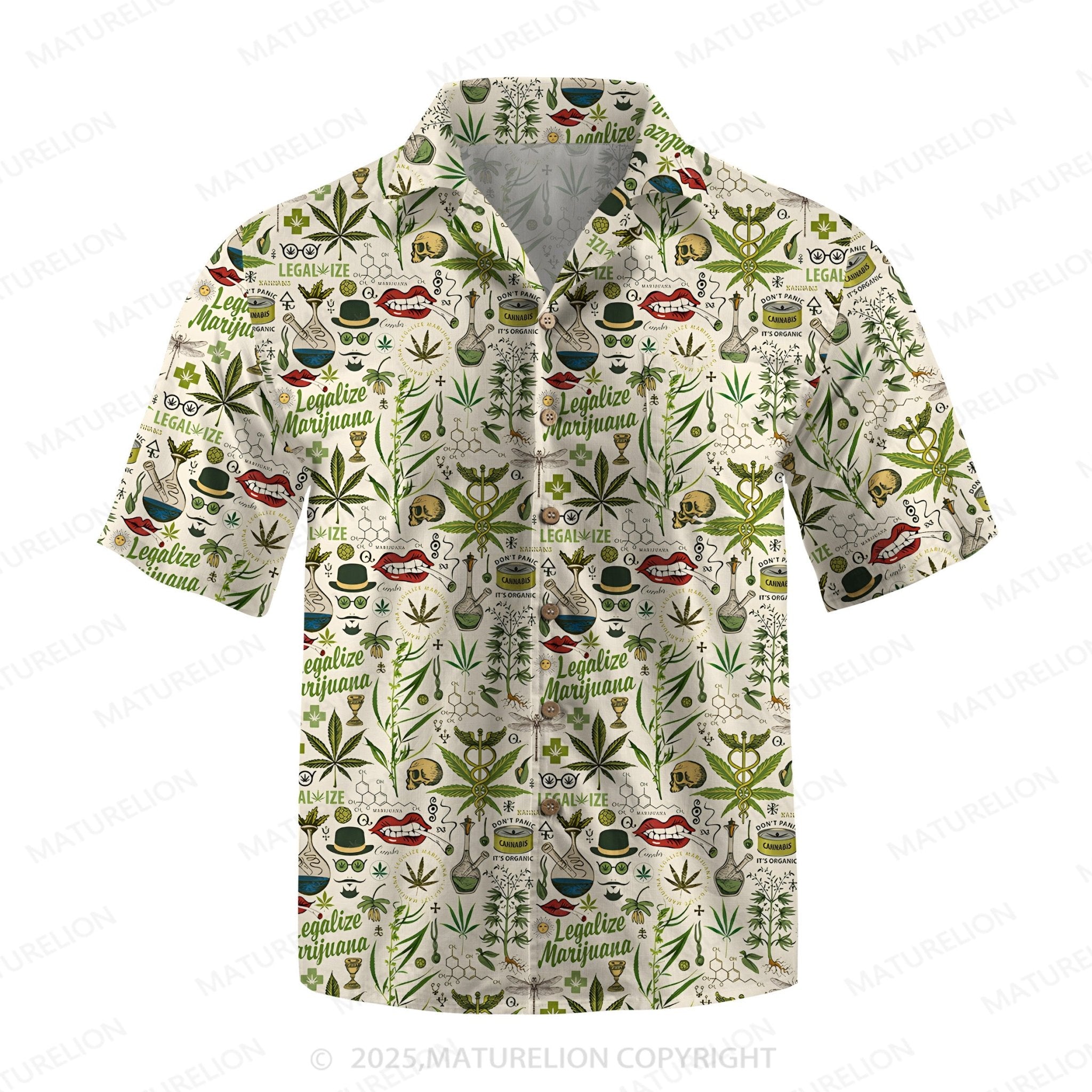 Maturelion Men's Hawaiian Shirt Summer Heat Hawaiian Shirt-Maturelion