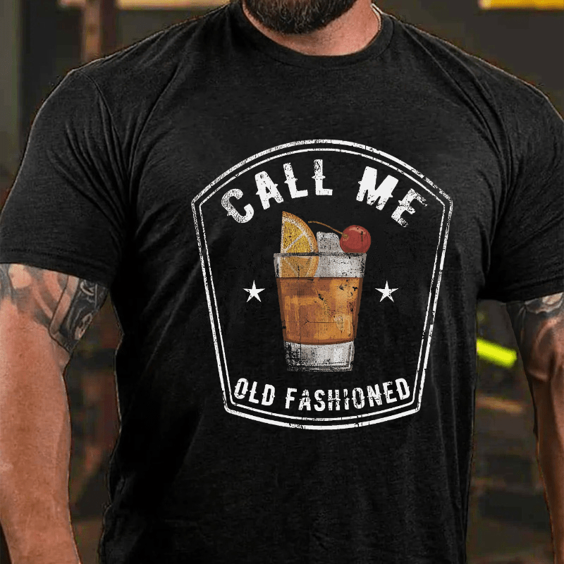 Call Me Old Fashioned Cotton T-shirt-Maturelion