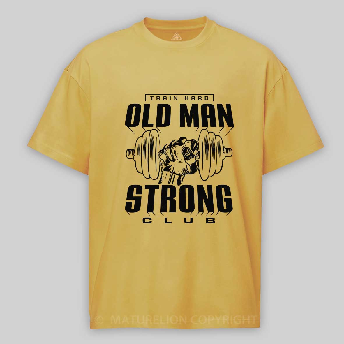Maturelion OLD MAN STRONG Cotton T-shirt