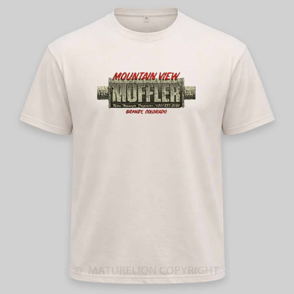 Maturelion Mountain View Muffler 1992 Washed T-shirt
