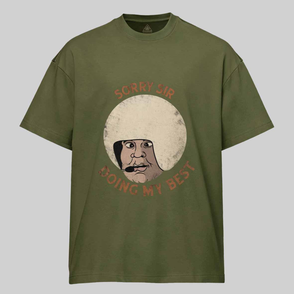 Maturelion Sorry sir, doing my best Cotton T-shirt