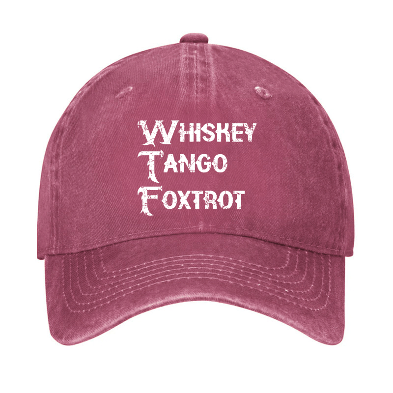 WTF - Whiskey Tango Foxtrot Cap (Free Customization)-Maturelion