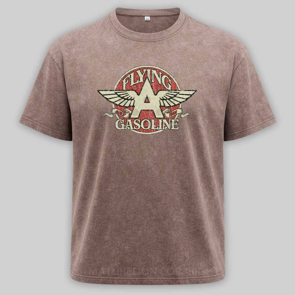 Maturelion Flying A Gasoline 1901 Washed T-shirt