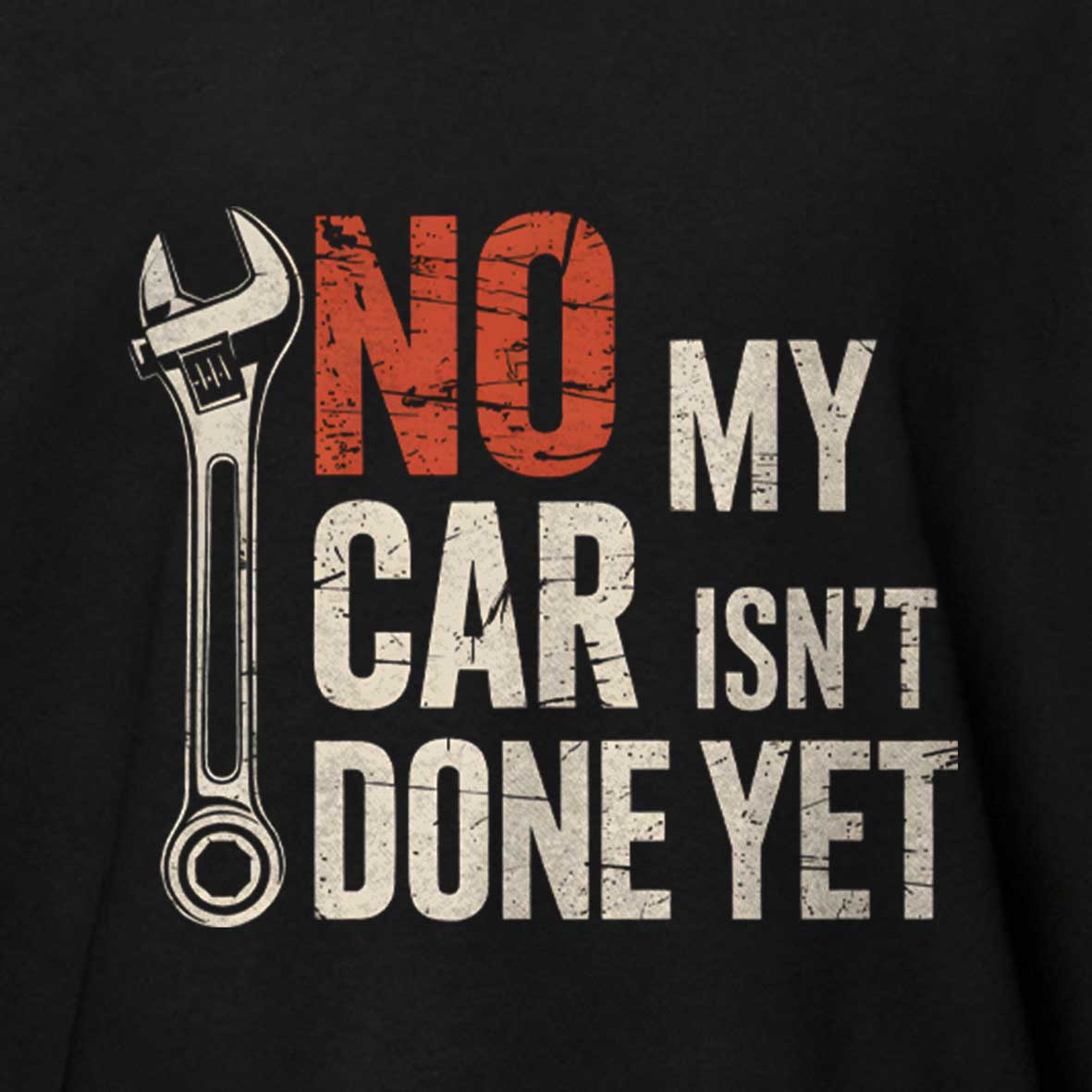 Maturelion No My Car Isn’t Done Yet Cotton T-shirt