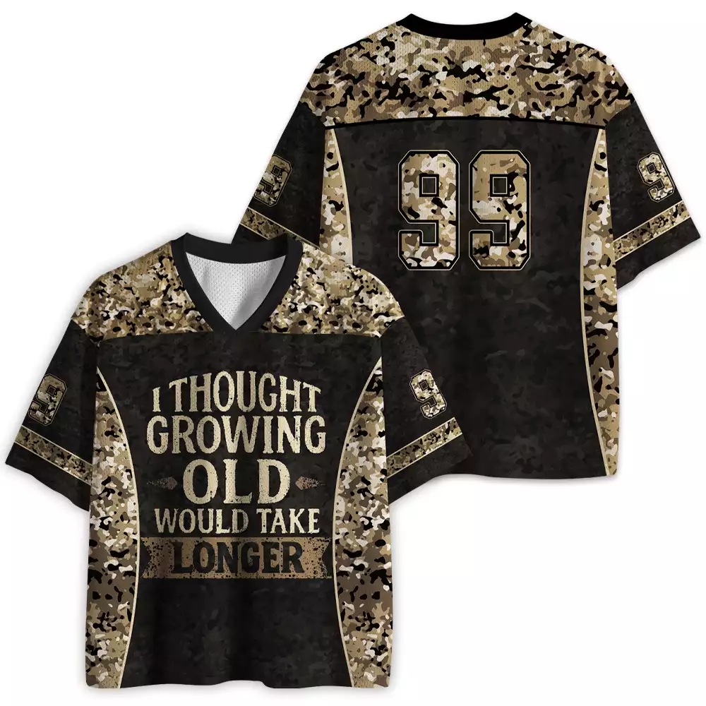 Maturelion I Thought Growing Old Would Take Longer Mesh Jersey