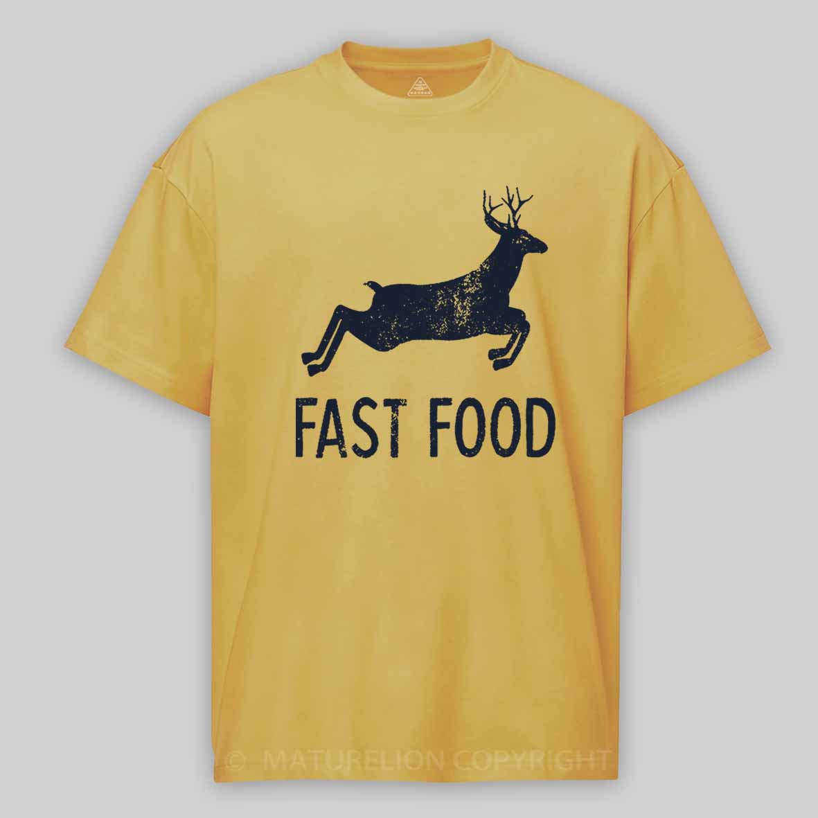 Maturelion Fast Food Funny Men Hunting Unisex Cotton T-shirt 