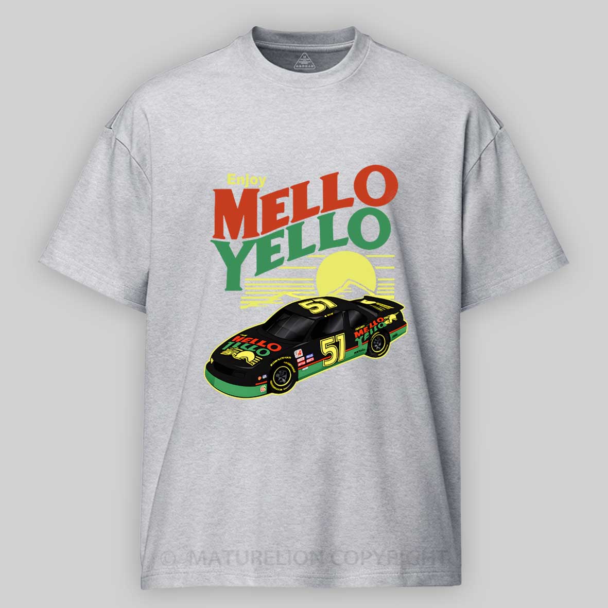 Maturelion Cole Trickle Mello Yello Car Cotton T-shirt
